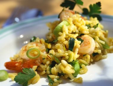 Risotto mit Garnelen und Mascarpone