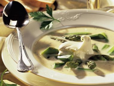 Spargelcremesuppe