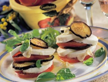 Mozzarella-Türmchen mit Format