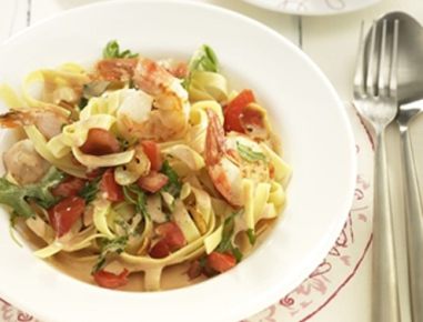 Garnelen-Tomaten-Pfanne