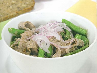 Rindfleisch Fisolen Salat
