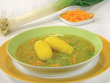 Polenta mit Karottengemüse