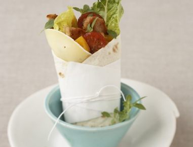 Wrap mit Bresso feinen Scheiben
