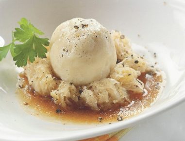 Hascheeknödel