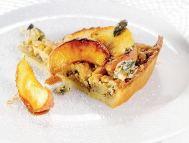 Apfeltarte mit Kürbiskernen