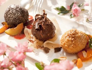 Süße Philadelphia-Knödel