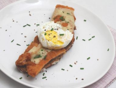 Strammer Max mit Schnitzel