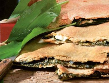 Focaccia mit Bärlauch