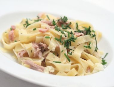 Truthahn Carbonara