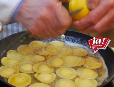 Zitronenravioli mit Ricotta