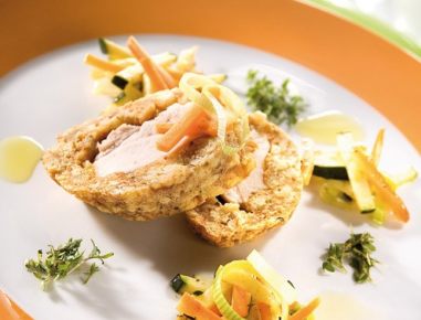 Schweinefilet im Knödelmantel