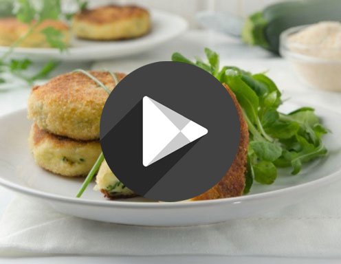 Erdäpfel-Zucchini-Laibchen Erdäpfel-Zucchini-Laibchen