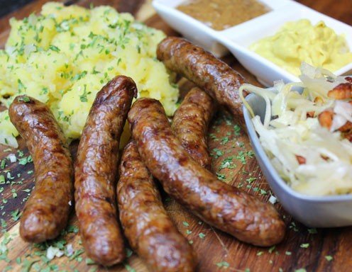 Reh-Bratwurst Reh-Bratwurst