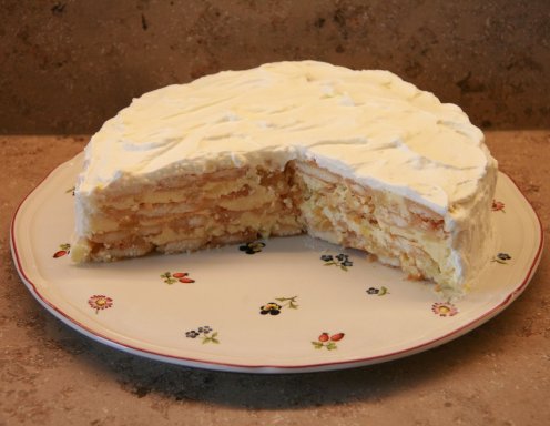 Ananas Malakofftorte Ananas Malakofftorte