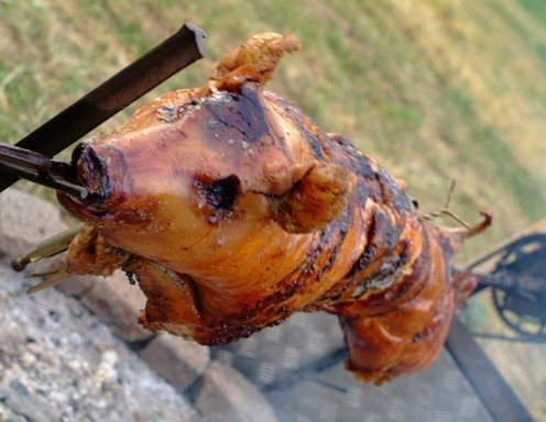 Werner Koslowski kocht: Spanferkel mit Kichererbsenkruste und