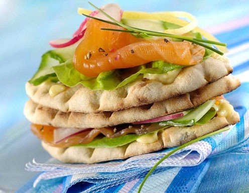 Lachs sandwich rezept