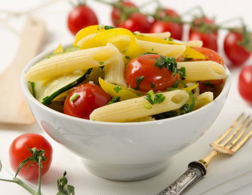 Penne mit Zucchini Penne mit Zucchini