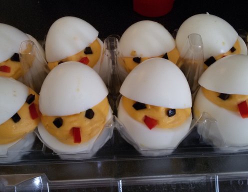 Gefüllte Eier-Küken - Rezept - ichkoche.at