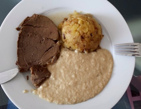 Tafelspitz mit Apfel-Kren-Sauce aus dem Dampfgarer