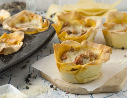 Lasagnen-Muffins Rezept