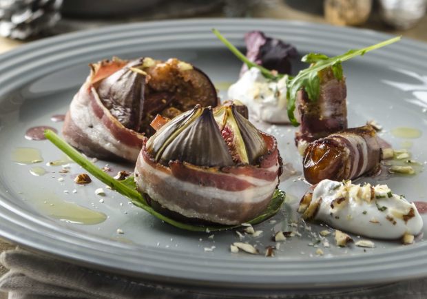 Gefüllte Feigen und Datteln mit Ziegentopfencreme Rezept ichkoche