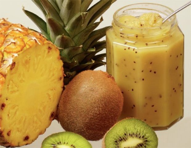 Ananas-Kiwi-Marmelade - Rezept - ichkoche.at