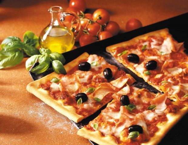 Bunte Familienpizza - Rezept - ichkoche.at