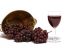 Wein mit Weintrauben