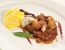 Uhudler-Rostbraten mit Polentaschnitten