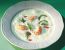 Kalte Gurkensuppe mit Flusskrebsen