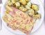 Stangenspargel mit Schinken und Käse