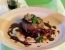 Rinderfilet mit geschmortem Radicchio,Topinambur und Kürbiskernpesto