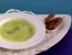 Brennnesselrahmsuppe mit Mohnöl