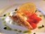 Topfenmousse mit Erdbeeren und Pistazienöl