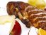 Knuspriges Gansl mit Marzipan-Bratapfel