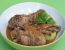 Coq au vin (Hühnchen in Rotwein)