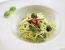 Brokkoli-Spaghetti mit Gorgonzola Basilikum Sauce