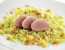 Gesurte Schweinelendchen auf Rollgerstencreme
