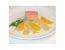 Fenchel/ Orangen - Salat mit gedämpftem Lachs und Safransauce