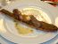 In Chiliöl gekochtes Lammsteak mit Rosmarin-Apfel Chutney und grünem Baguette