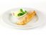 Gebackene Banane mit Eis