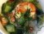 Flusskrebse mit Gartengurken und Dill