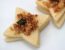 Mürbteigsterne mit geröstetem Zwiebel