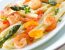 Riesengarnelensalat mit Spargel und Kräutern