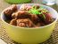 Mufflonragout in dunkler Sauce