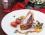 Zanderfilet mit Pilzen im Blätterteig und Basilikum-Tomaten