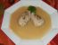 Topfennockerl mit Apfelmousse