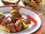Straußen-Satey mit Erdnuss-Sauce