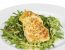 Fischlaibchen auf Ruccola mit süßer Senfsauce