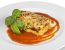 Überbackener Brokkoliauflauf mit Tomatensauce